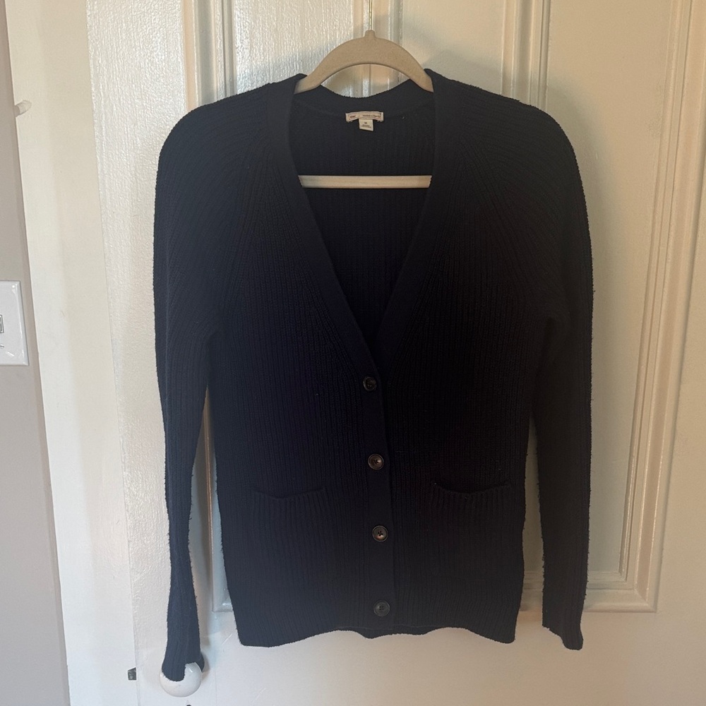 GAP Navy Button-Up Cardigan